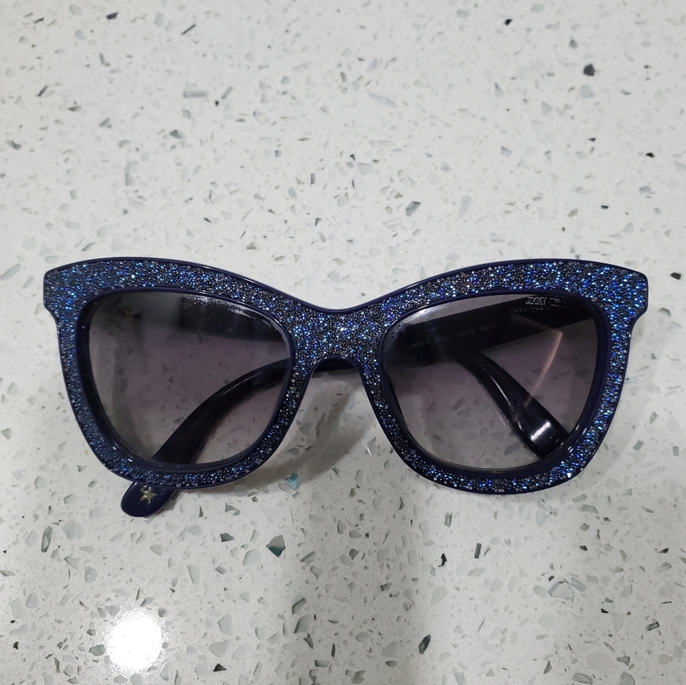 Authentic Rare Jimmy Choo Glitter Sunglasses